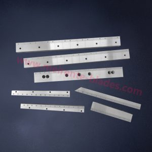 Inlaid alloy cutting blade